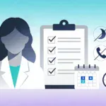 女医の転職で当直・オンコール負担を減らすためのチェックリストを示すイメージ